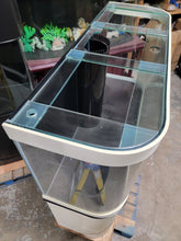 Load image into Gallery viewer, 220 Gallon Panoramic Reef-Ready Curved Glass Aquarium With Marble Finish Stand