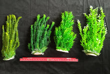 Load image into Gallery viewer, PremiumArtificial AquariumPlantPackage for Fish Tank,THE 4 Musketeers of Plants