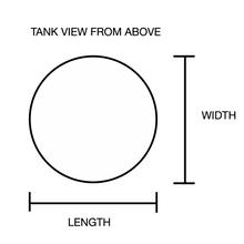 Load image into Gallery viewer, 100 Gallon GLASS Cylinder Round Aquarium Reef Ready with Premium Cherry Wood Furniture