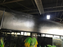 Load image into Gallery viewer, SLEEK 215 Gallon Seamless Glass Bowfront Reef-Ready Aquarium in Black Real Wood Furniture