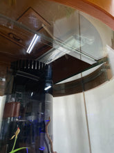 Load image into Gallery viewer, 100 Gallon Glass Full Cylinder Aquarium Minor Blemish Reef-Ready Aquarium in Golden Oak Real Wood Furniture