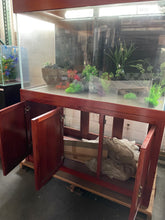 Load image into Gallery viewer, SOLID WOOD 160 Gallon Ultraclear Starphire Glass Reef-Ready Aquarium in Premium Cherry Solid Wood Furniture