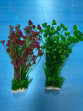 Load image into Gallery viewer, Artificial Aquarium Plant for Fish Tanks, LARGE aquarium plastic plant, 25" TALL