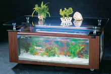 Load image into Gallery viewer, WARRANTY INCLUDED! 45 gallon GLASS rectangle table aquarium fish tank full setup