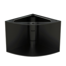 Load image into Gallery viewer, 400 Gallon Glass Corner Reef-Ready Aquarium Tank Wood Stand Canopy in Rose Cherry