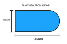 Load image into Gallery viewer, 120 Gallon U-Shape Bullnose Peninsula Divider Glass Aquarium Reef-Ready in Premium Cherry Real Wood Furniture