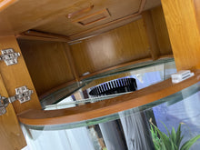Load image into Gallery viewer, 100 Gallon GLASS Cylinder Round Aquarium Reef Ready with Premium Cherry Wood Furniture