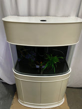 Load image into Gallery viewer, 70 gallon GLASS bow front aquarium fish tank set display model