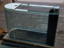 Load image into Gallery viewer, 120 Gallon U-Shape Bullnose Peninsula Divider Glass Aquarium Reef-Ready in Rose Cherry Real Wood Furniture

