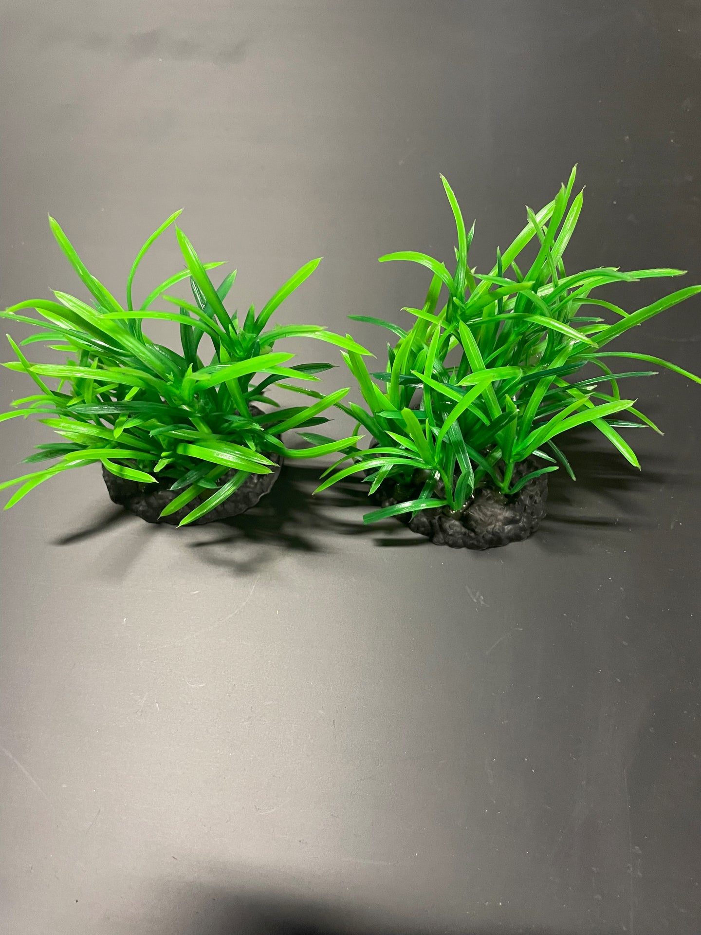 PREMIUM Small Artificial Aquarium Plants - Set of 2 - Aquatics Safe