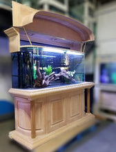 Load image into Gallery viewer, Warranty included JAWDROPPING LARGE 215 gallon GLASS bow front aquarium tank
