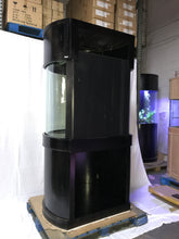 Load image into Gallery viewer, WARRANTY INCLUDED! 160 gallon GLASS round cylinder wall aquarium fish tank set NEW!
