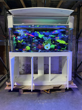 Load image into Gallery viewer, WARRANTY INCLUDED! 300 gallon GLASS bow front aquarium fish tank set
